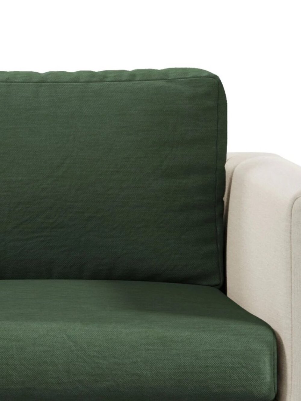 Nolan Interior Miracle Sofa Covers - Plush Kale - 2 back and 2 seat covers - Picture 2 of 3